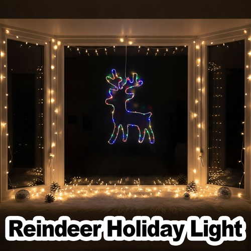 Luci renne natale ferro - renne, di