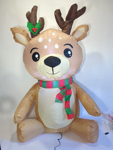 Gemmy holiday time renna - time,