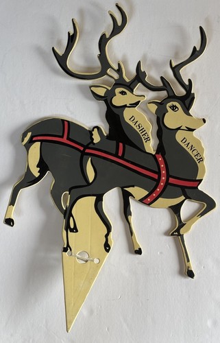 Vintage dasher dancer - vintage, renna