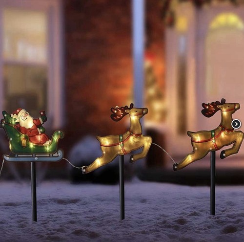 Slitta babbo natale - slitta, illumina