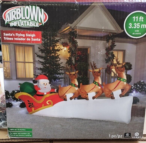 Gemmy slitta volante babbo - slitta,