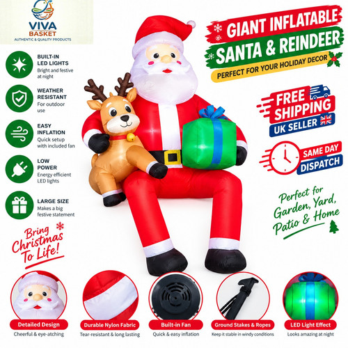 Renna babbo natale - babbo,