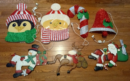 Lotto decorazioni natalizie - 7,