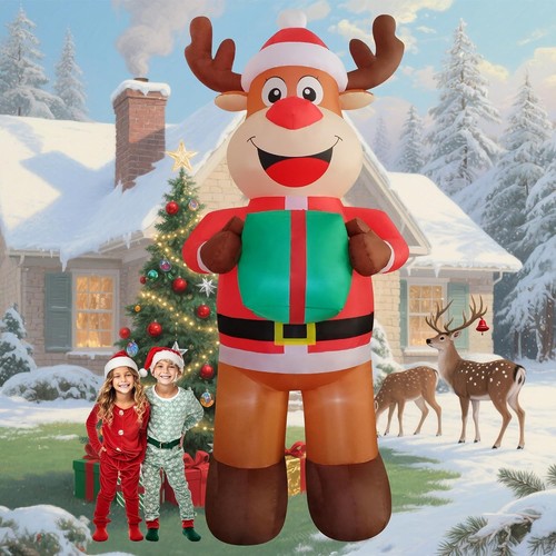 Renna natale gonfiabile - renna,
