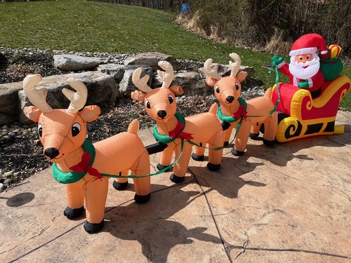 Slitta babbo natale - slitta, gonfiabile