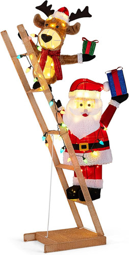 Renna illuminata piedi e - renna,