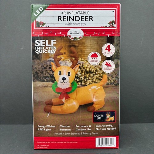 Renna gonfiabile piedi - 4, con